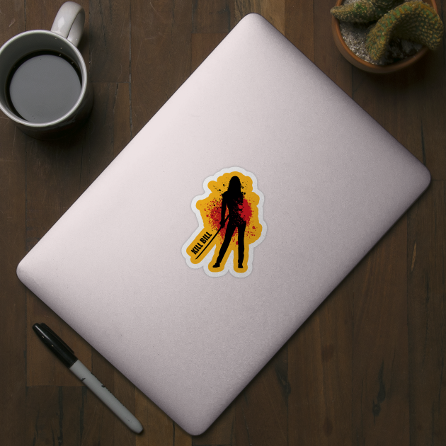 Kill Bill Tarantino Bloody Bride Design by TopTeesShop